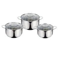 Набір посуду з нержавіючої сталі 6 предметів Berlinger Haus Silver Jewellery Collection (BH-6662)