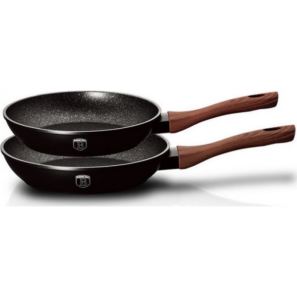 Набір сковорідок Berlinger Haus Ebony Rosewood Collection (BH-1726F)