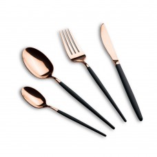 Набір столових приладів 24 предмети Berlinger Haus Black Rose Collection (BH-3073)