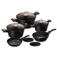 Набір посуду 10 предметів Berlinger Haus Black Rose Collection (BH-8168)