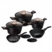 Набір посуду 10 предметів Berlinger Haus Black Rose Collection (BH-8168)