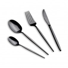Набір столових приладів 24 предмети Berlinger Haus Black Silver Collection (BH-3069)