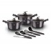 Набір посуду 10 предметів Berlinger Haus Metallic Line Carbon Pro Edition (BH-6919)