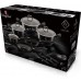 Набір посуду 15 предметів Berlinger Haus Black Silver Collection (BH-6155)