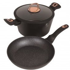 Набір посуду 4 предмета Berlinger Haus Black Rose Collection (BH-7741)