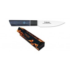 Кухонний ніж для чищення овочів 110 мм Tokisu Black&Blue (17471)