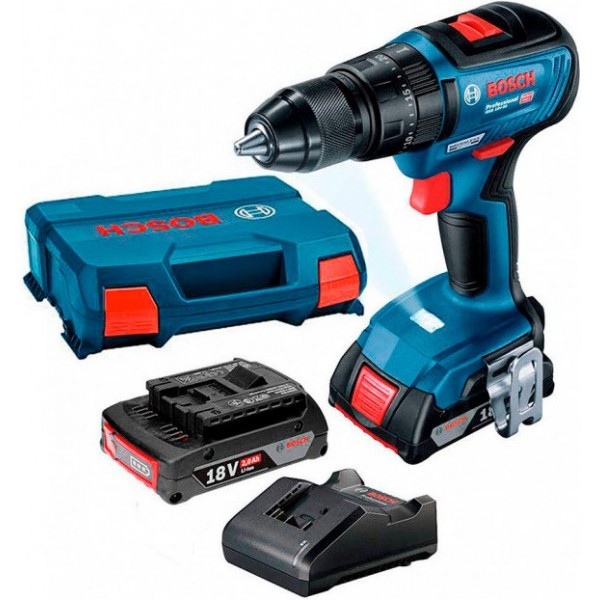 Акумуляторний ударний дриль-шуруповерт Bosch GSB 18V-50 (06019H5100) 2х2Ah