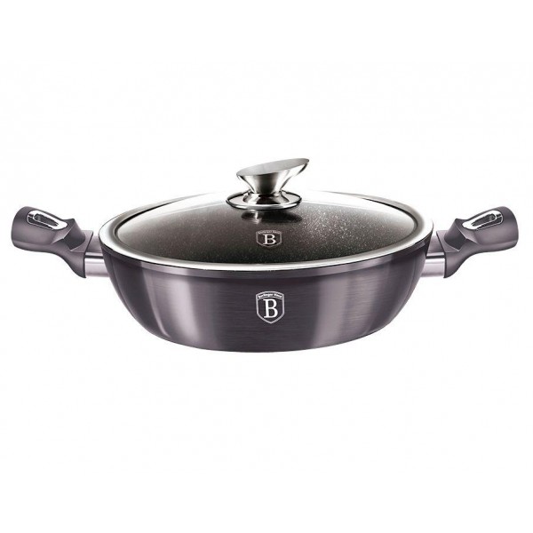 Сотейник 28 см Berlinger Haus Metallic Line Carbon Pro Edition (BH-6898)