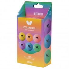 М'ячі для настільного тенісу Butterfly Coloured Balls 6 шт (7011630440)