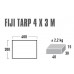 Тент High Peak Fiji Tarp 4 x 3 m Grey (10022)