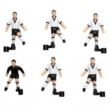 Комплект запасних гравців для настільного футболу Stiga Team White/Black (7113-2043-21)