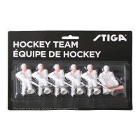 Комплект запасних гравців для настільного хокею Stiga Team HG White/White Paint On Your Own (7111-9080-11)