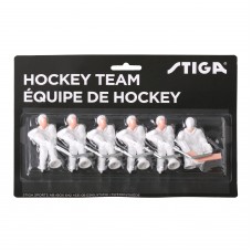 Комплект запасних гравців для настільного хокею Stiga Team HG White/White Paint On Your Own (7111-9080-11)