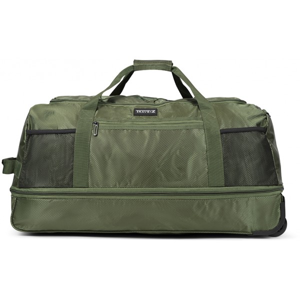 Сумка дорожня на колесах TravelZ Wheelbag Doubleloader foldable green (603097)