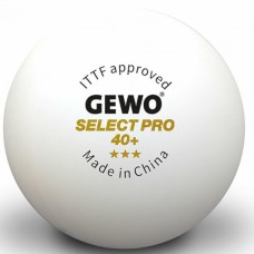 М'ячі для настільного тенісу Gewo Select Pro 40+ ITTF 6 шт (86481200)