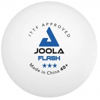 М'ячі для настільного тенісу Joola Flash 40+ White ITTF 3 шт (40042)