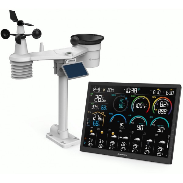 Метеостанція Bresser 4CAST 18,5" WiFi Weather Station 8-in-1 (15197)