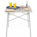 Стіл розкладний Highlander Aluminium Slat Folding Table Small Silver (FUR073)