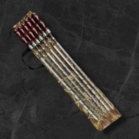 Набір шампурів "Компакт ПЛЮС" у тканинному кейсі 7в1 (рогіз)