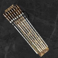 Набір шампурів "Компакт ПЛЮС" у тканинному кейсі 9в1 (рогіз)