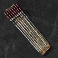 Набір шампурів "Компакт ПЛЮС" у тканинному кейсі 9в1 (рогіз)